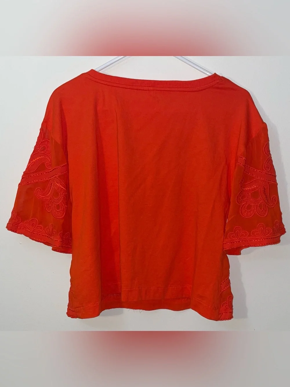 Anthropologie top vibrant
